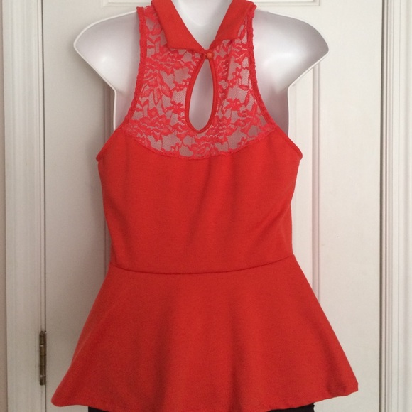 💰Orange Color "Rainbow" Top / Blouse Size XL - Picture 2 of 4