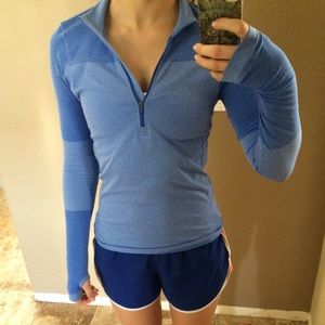Blue Running Half-Zip