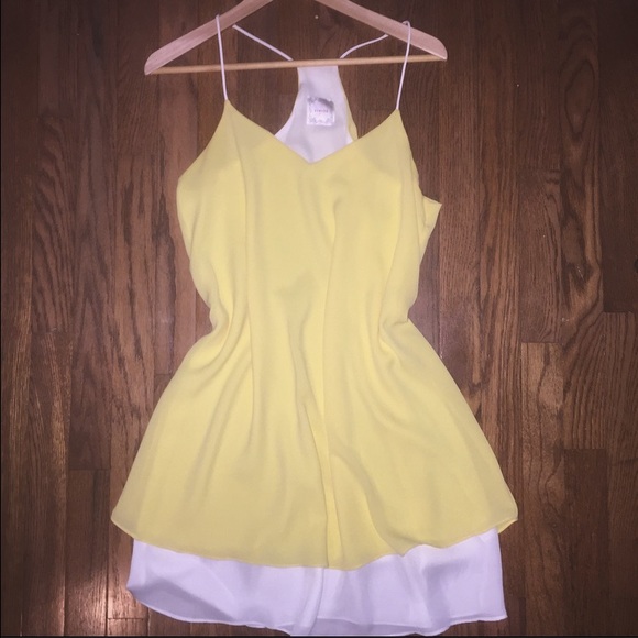 Yellow Shift Dress