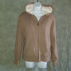 Green tea zip up hoody