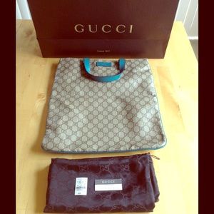 Authentic Gucci GG supreme tote bag