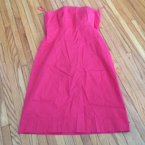 Pink GAP stretch strapless dress size 10 EUC