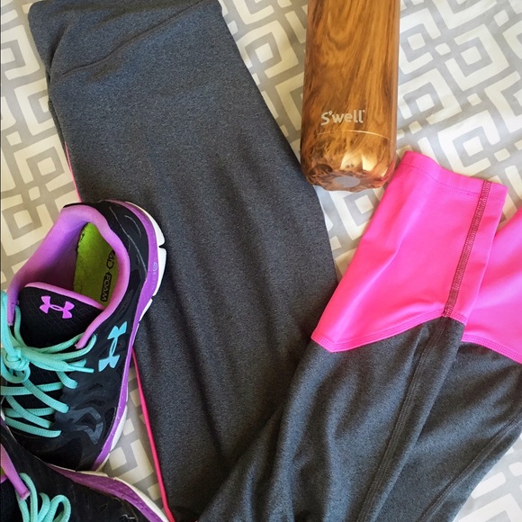 Champion Pants - SALE! Grey and Pink Crossfit Leggings🏋