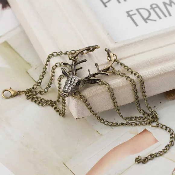 New deer head bracelet Boho gypsy - Picture 3 of 4