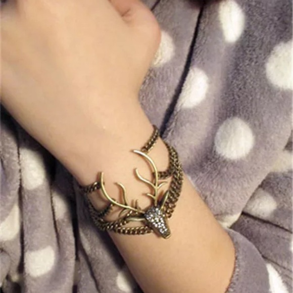 New deer head bracelet Boho gypsy - Picture 4 of 4