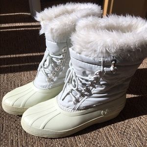 Sorel white boots
