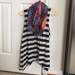 Tank top w/ scarf