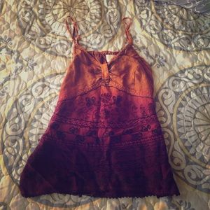 Boho ombré tank
