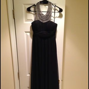 Floor length formal maxi dress