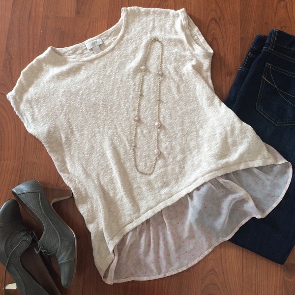 Hi-low LOFT sweater