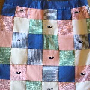 Vineyard vines patchwork skirt