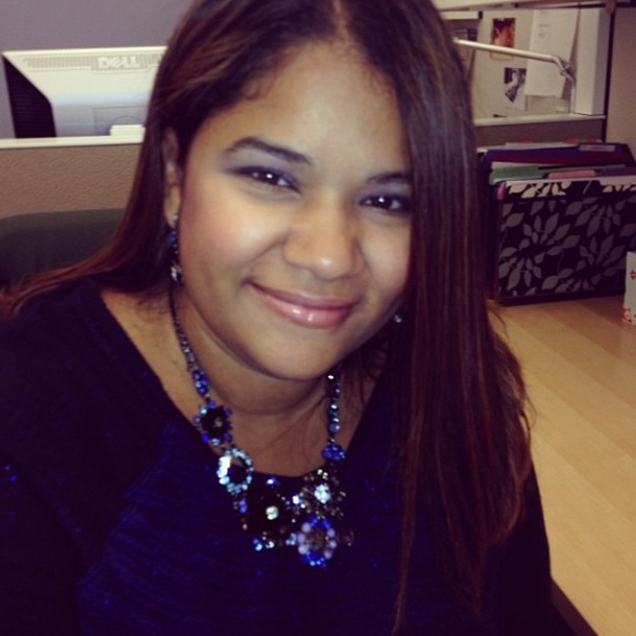 Sparkly navy blue sweater