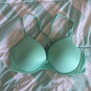 Mint Front-Clasped Very Sexy Push-Up Bra