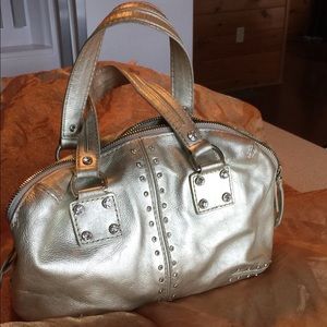 Michael Kors purse - metallic CHIC!