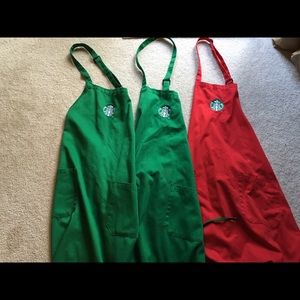 Starbucks aprons