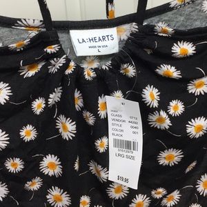 Pacsun LA Hearts dandelion crop top