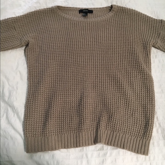 Tan knitted sweater