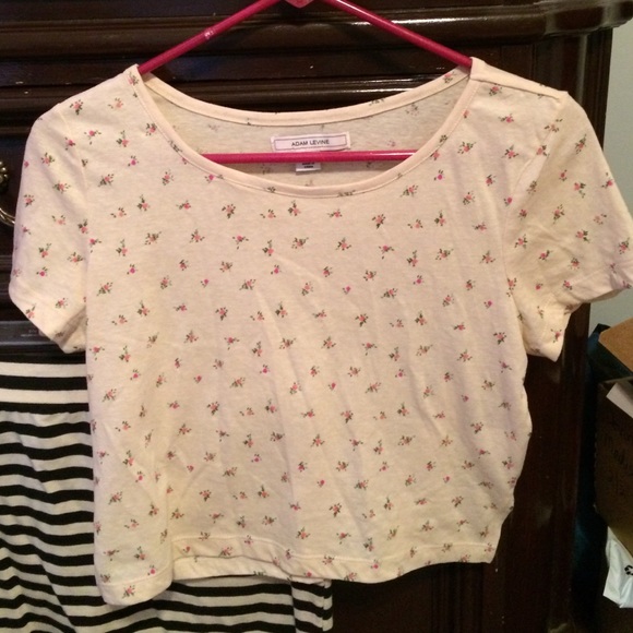 Crop top that has matching skirt