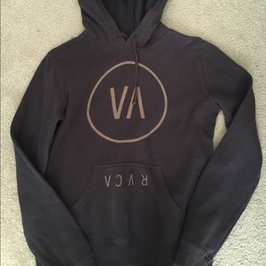 Dark brown RVCA hoodie