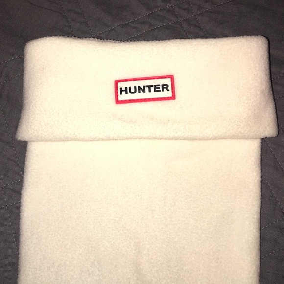 NWOT Hunter Boot Socks - White, Fleece, Tall