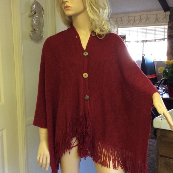 Poncho Style Sweater
