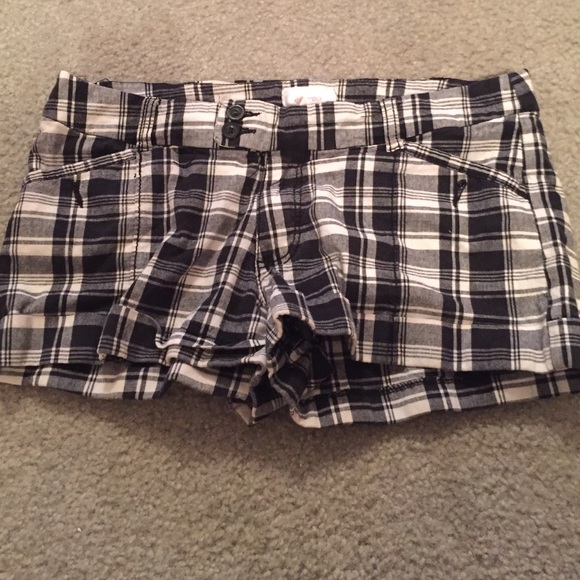 Plaid shorts