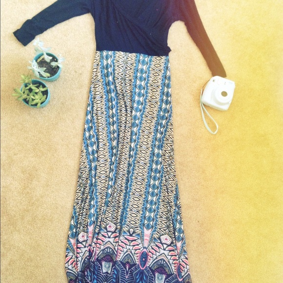 Patterned Maxi Dress