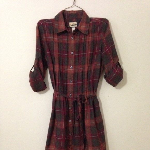 Comfy flannel dress