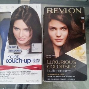 Dark brown hair dye