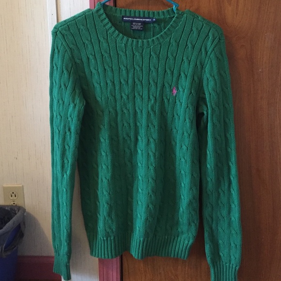 Ralph Lauren sport cable knit sweater