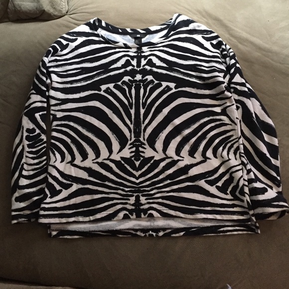 H&M zebra print sweater - Picture 2 of 4