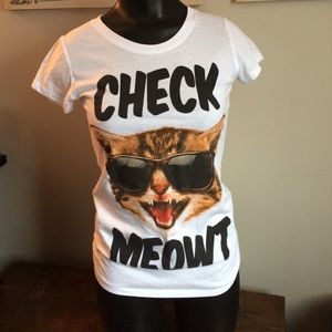 Check Meowt tee