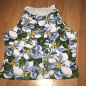 Floral crop top