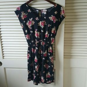 SALE Floral Print Mini Dress