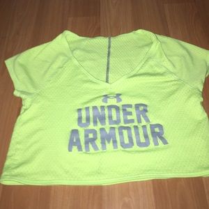 Crop neon jersey