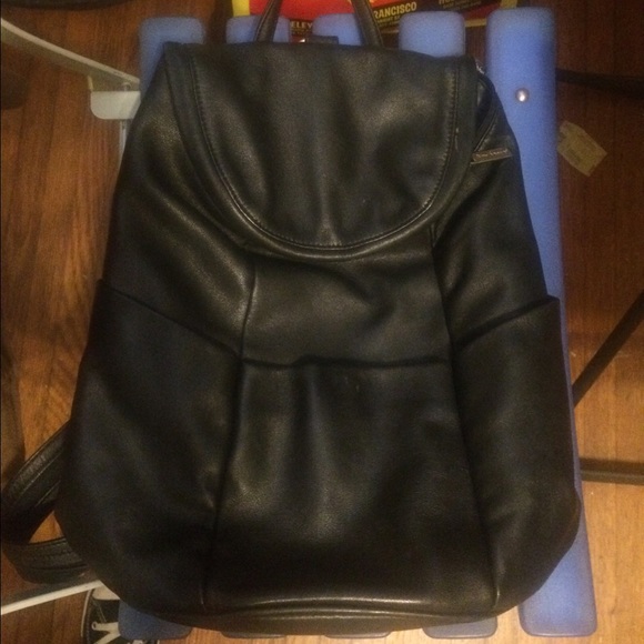 Norm Thompson Leather Backpack