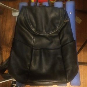 Norm Thompson Leather Backpack