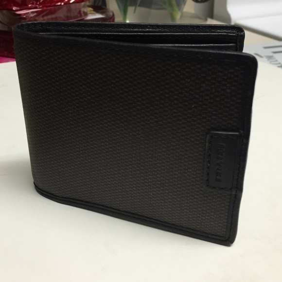 GENUINE LEATHER COACH MENS WALLET
