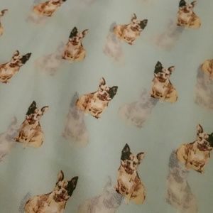 Zara French Bulldog Blouse