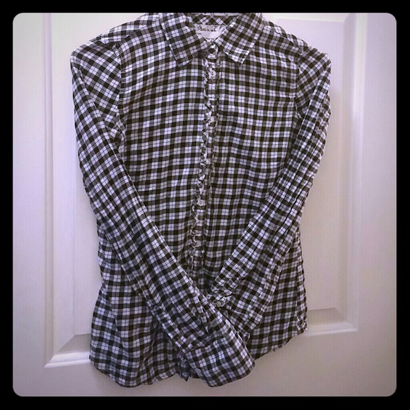 A?ROPOSTALEBlack And White Casual Summer Button Do - Picture 1 of 4