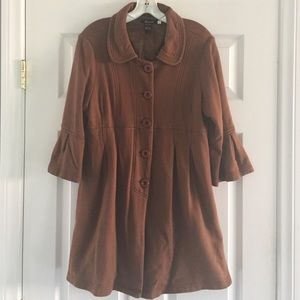 Beautiful vintage jersey knit retro coat