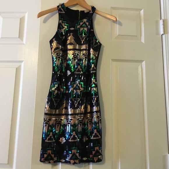 Sequined party dress
