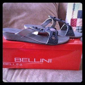 Bellini beaded and jeweled sandals