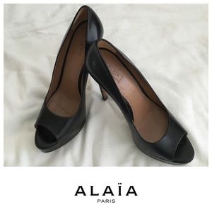 Alaia Paris Black Court Stilettos