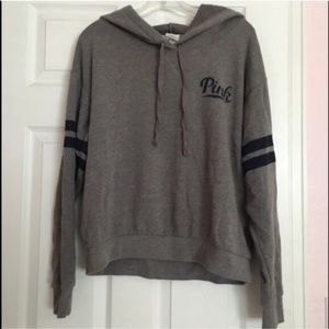 Grey VS Pink Pullover Hoodie