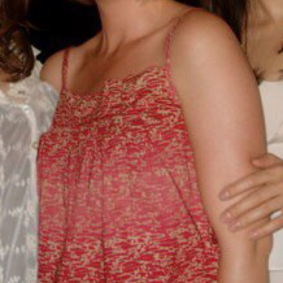 BCBG girls flowy ombré tank top XS. Pink and tan