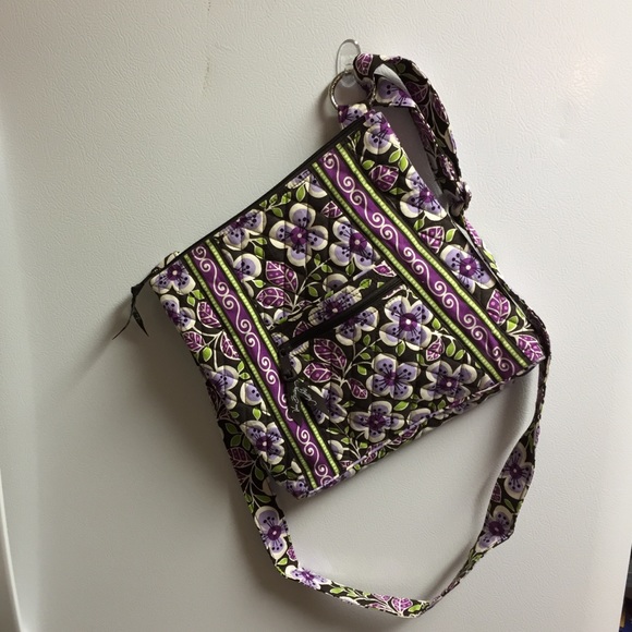 Vera Bradley Plum Petals cross body
