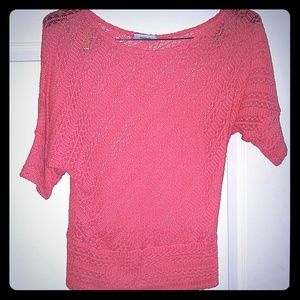 Coral sweater