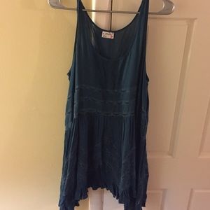 Teal Free People Slip