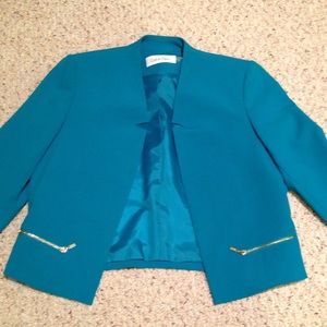 Blue Calvin Klein blazer